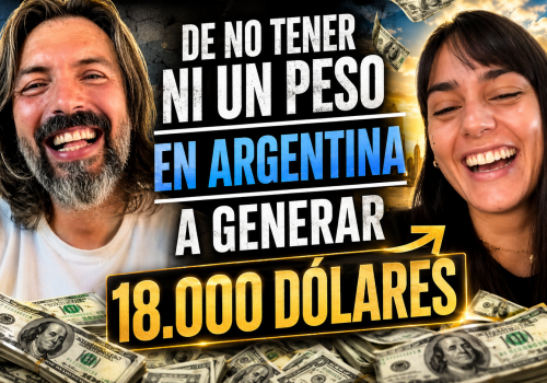 Anabella en Argentina no tenía un peso para entrar en la Mentoría y logró generar 18.000 dólares.