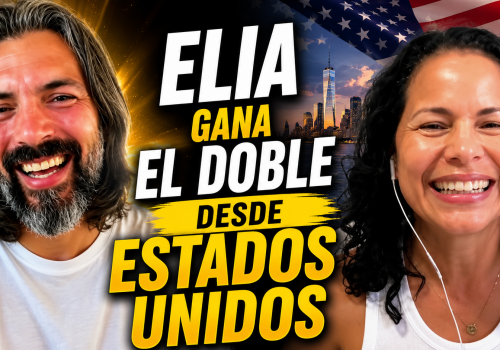 Elia desde Estados Unidos ha multiplicado por dos lo que gana gracias a la mentoría con Lain.