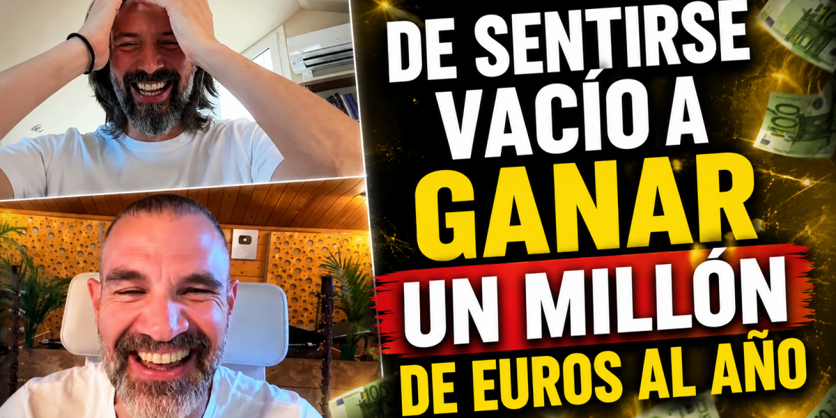 David pasó de no llegar a fin de mes y sentir que no se realizaba en su propósito a ganar 1.000.000 de euros al año con su propósito de vida.