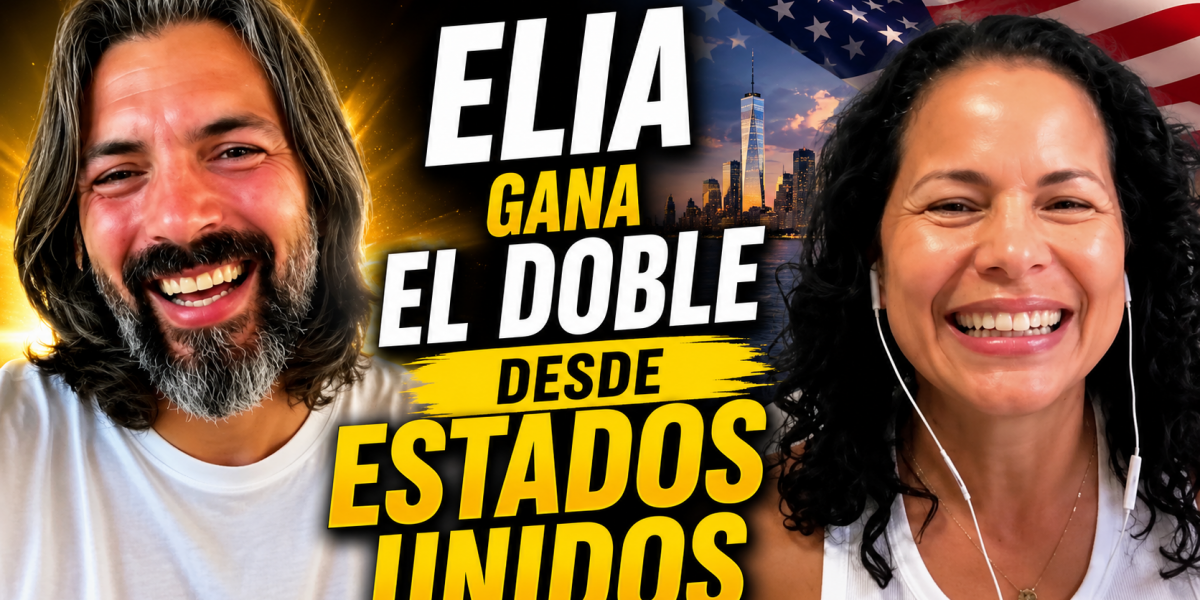 Elia desde Estados Unidos ha multiplicado por dos lo que gana gracias a la mentoría con Lain.