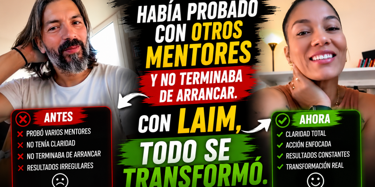 Yulieth había invertido decenas de miles de dólares en mentorías y no conseguía demasiado, pero en solo una mentoría con Lain ha generado sus primeros 15.000 dólares al mes.